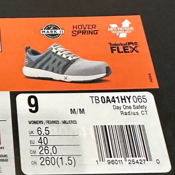 👽Timberland PRO Day One Safety Radius Sneakers Shoes - Size 9 - NWOT👽 - Picture 8 of 8